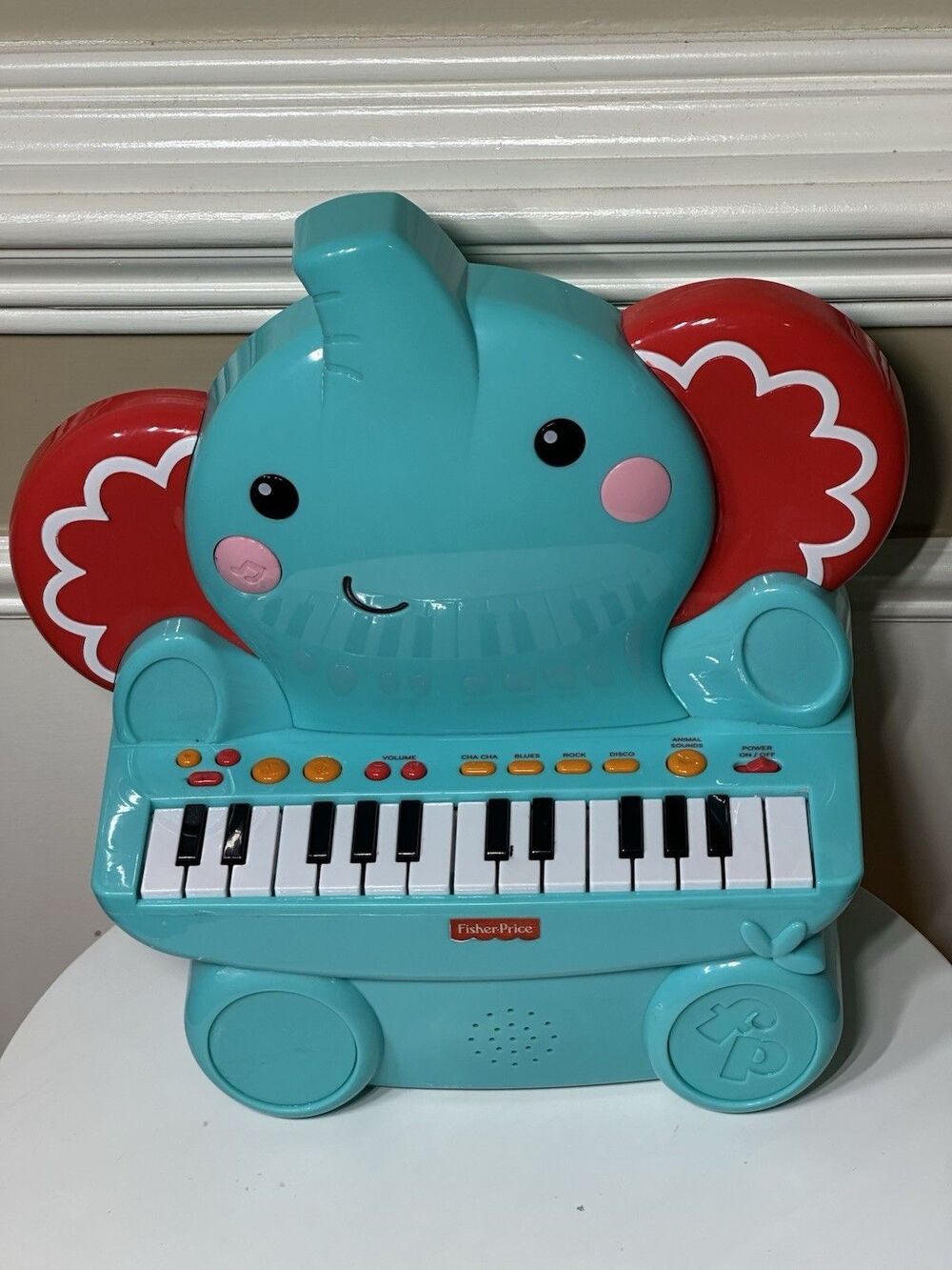 2015 Fisher Price Musical Electronic Elephant Piano 32 Keys